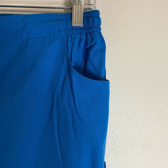 Reina Scrub Bottom Medical Uniform Turquoise Drawstring Pants XS - Picture 3 of 12